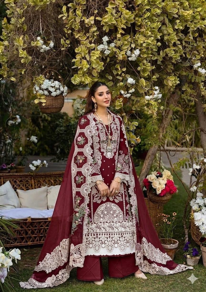 ELAF Premium Chikankari Lawn Collection – 3 Piece Unstitched Suit