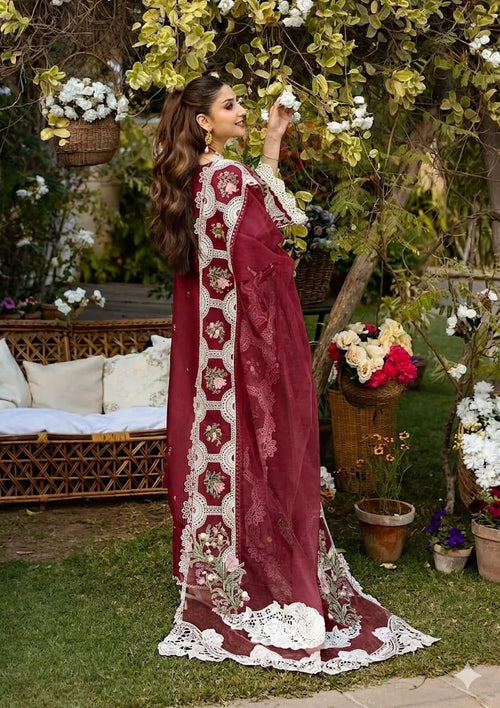 ELAF Premium Chikankari Lawn Collection – 3 Piece Unstitched Suit