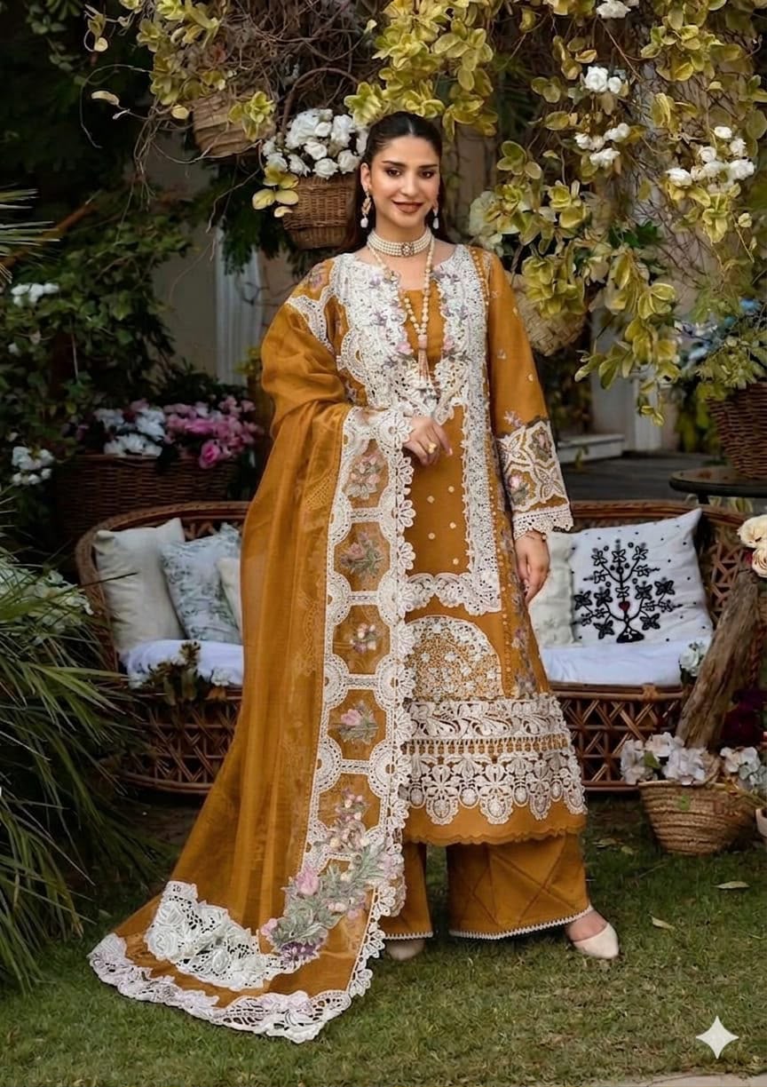 Premium Chikankari Lawn Collection – 3 Piece Unstitched Suit