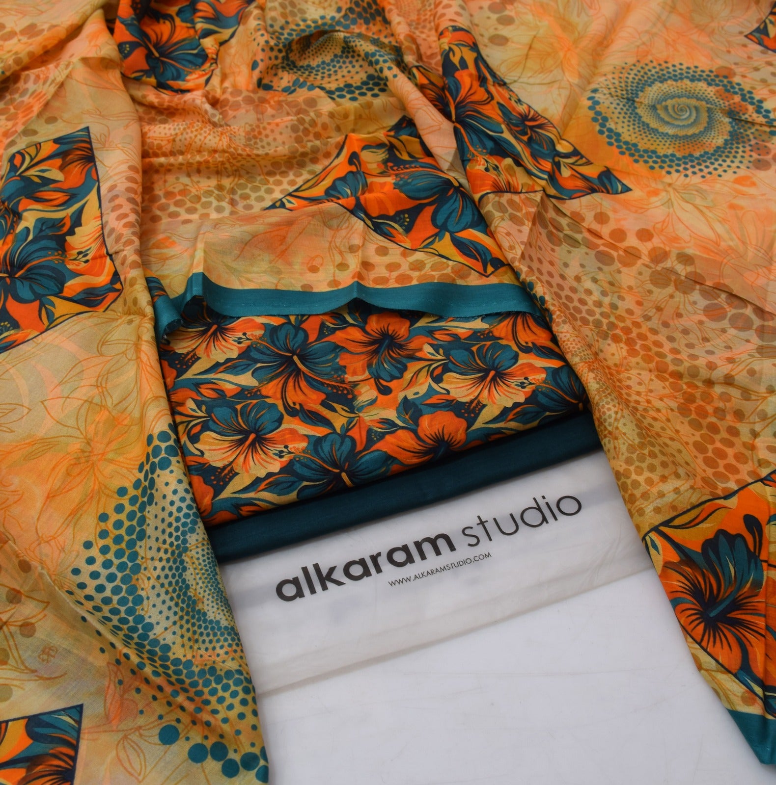 Alkaram Summer 2026 Digital Printed Lawn 3 Piece Suit