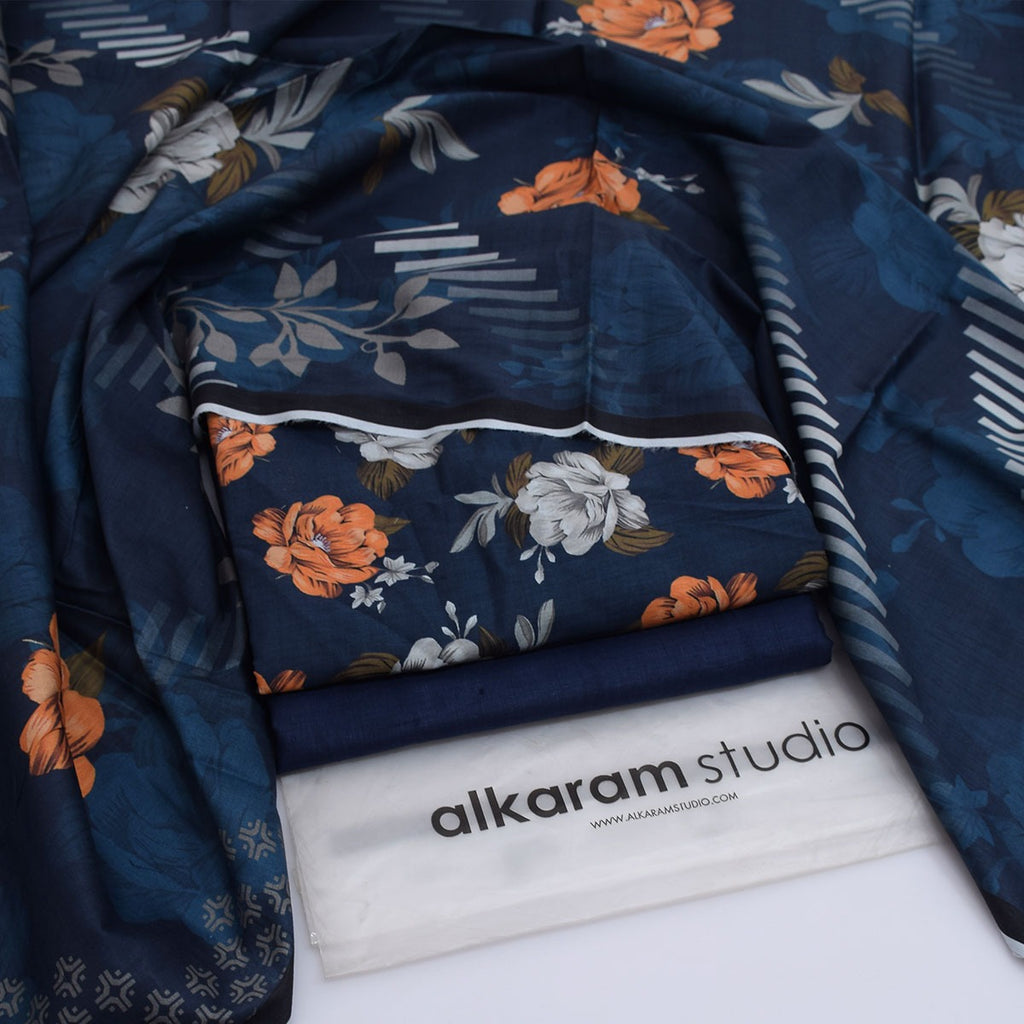Alkaram Summer 2026 Digital Printed Lawn 3 Piece Suit