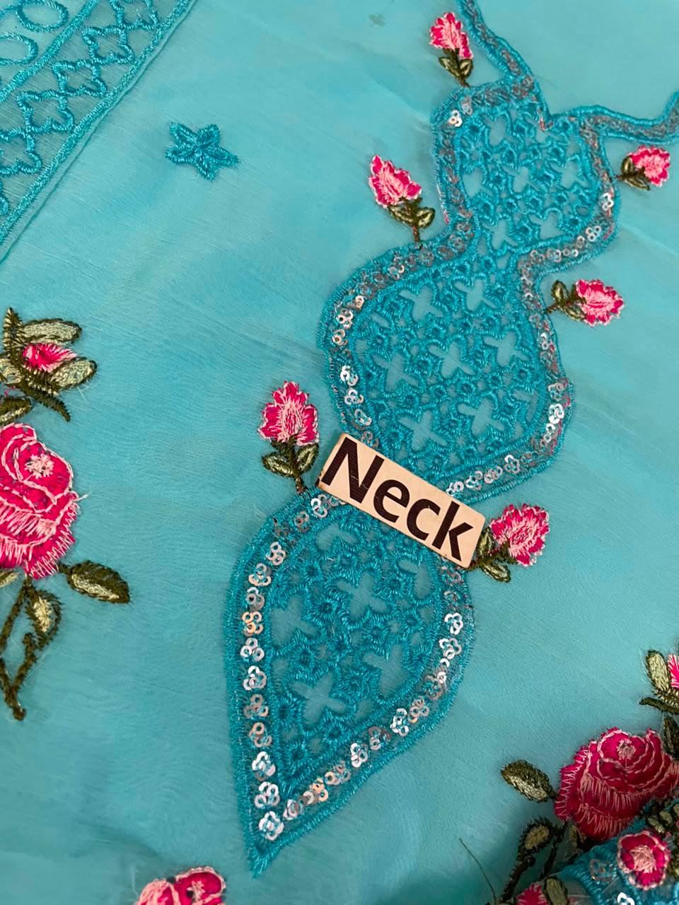 BAROQUE Premium Heavy Embroidered Chiffon 3 Piece Unstitched Suit for Women | Luxury Pakistani Wedding Collection