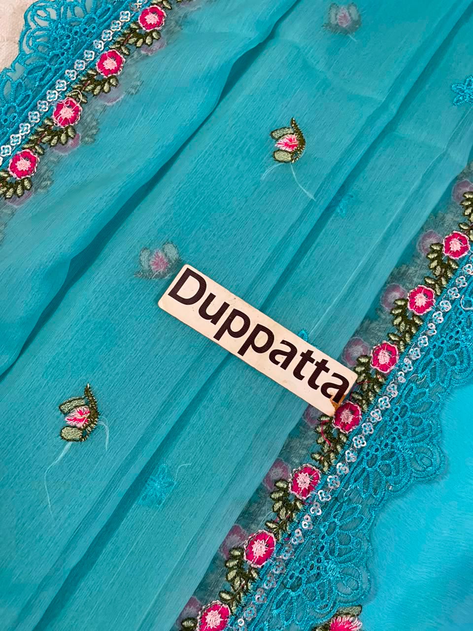 BAROQUE Premium Heavy Embroidered Chiffon 3 Piece Unstitched Suit for Women | Luxury Pakistani Wedding Collection