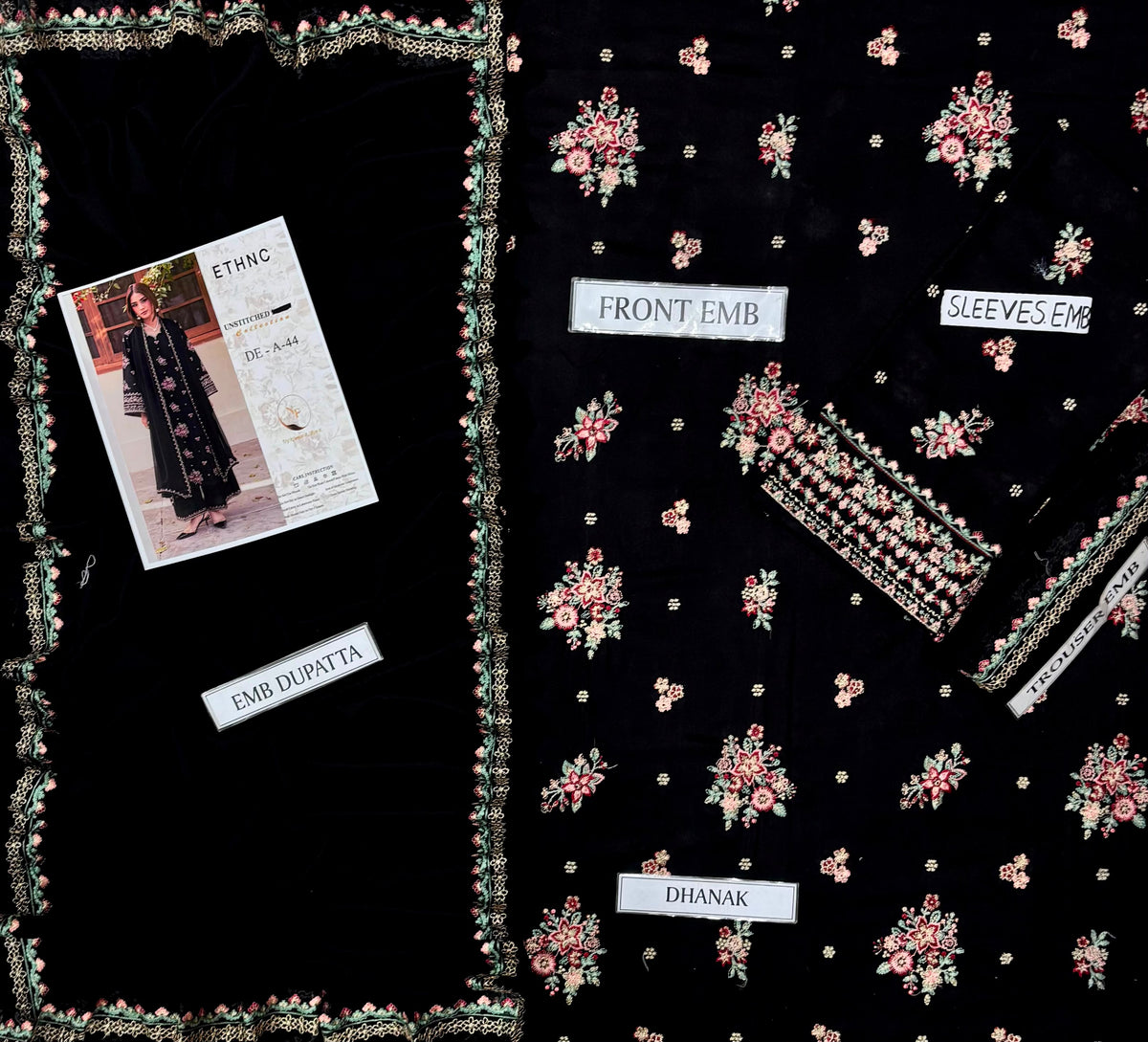 BATIK Winter Dhanak 3-Piece Suit