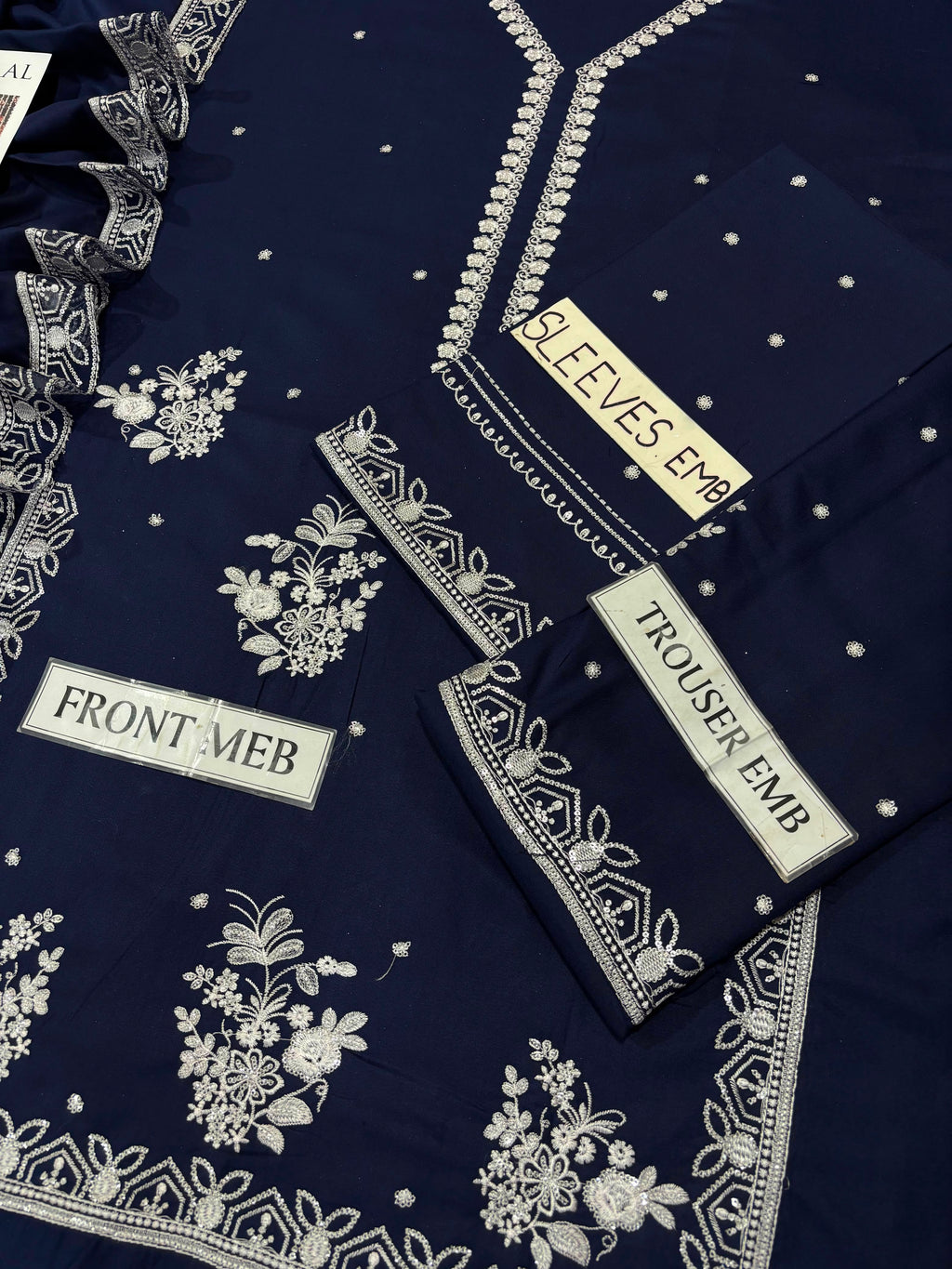 GULAAL — Winter Dhanak 3-Piece Embroidered Suit