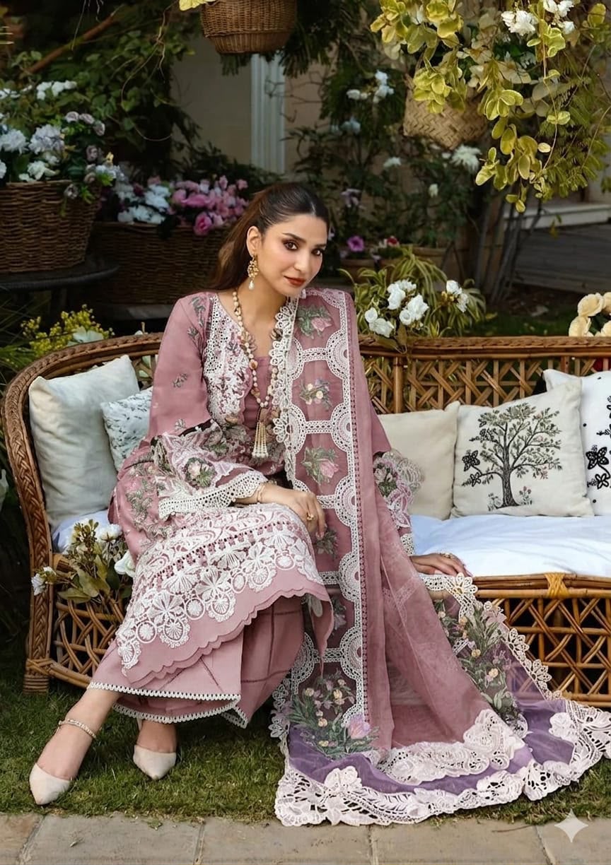 ELAF — Premium Chickenkari 3-Piece Suit