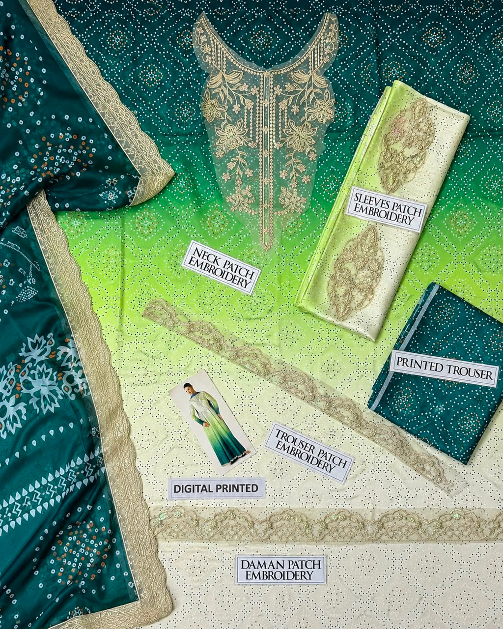Baroque Silk Collection 2026 3 Piece Silk Suit