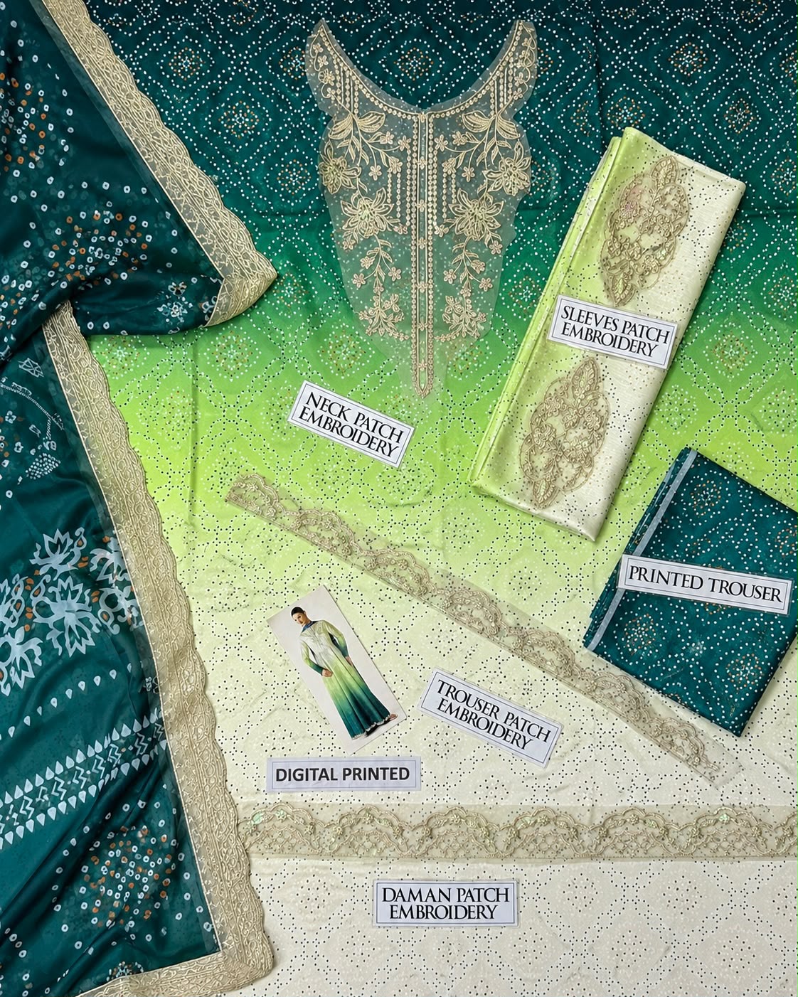 Baroque Silk Collection 2026 3 Piece Silk Suit