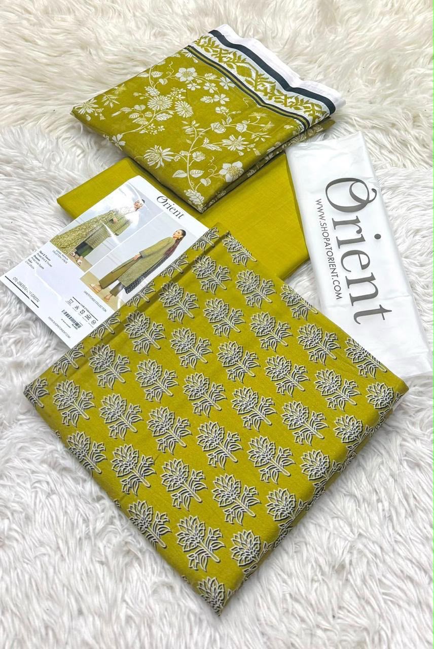SANA SAFINAZ & ORIENT Original Base 3 Piece Printed Lawn Suit