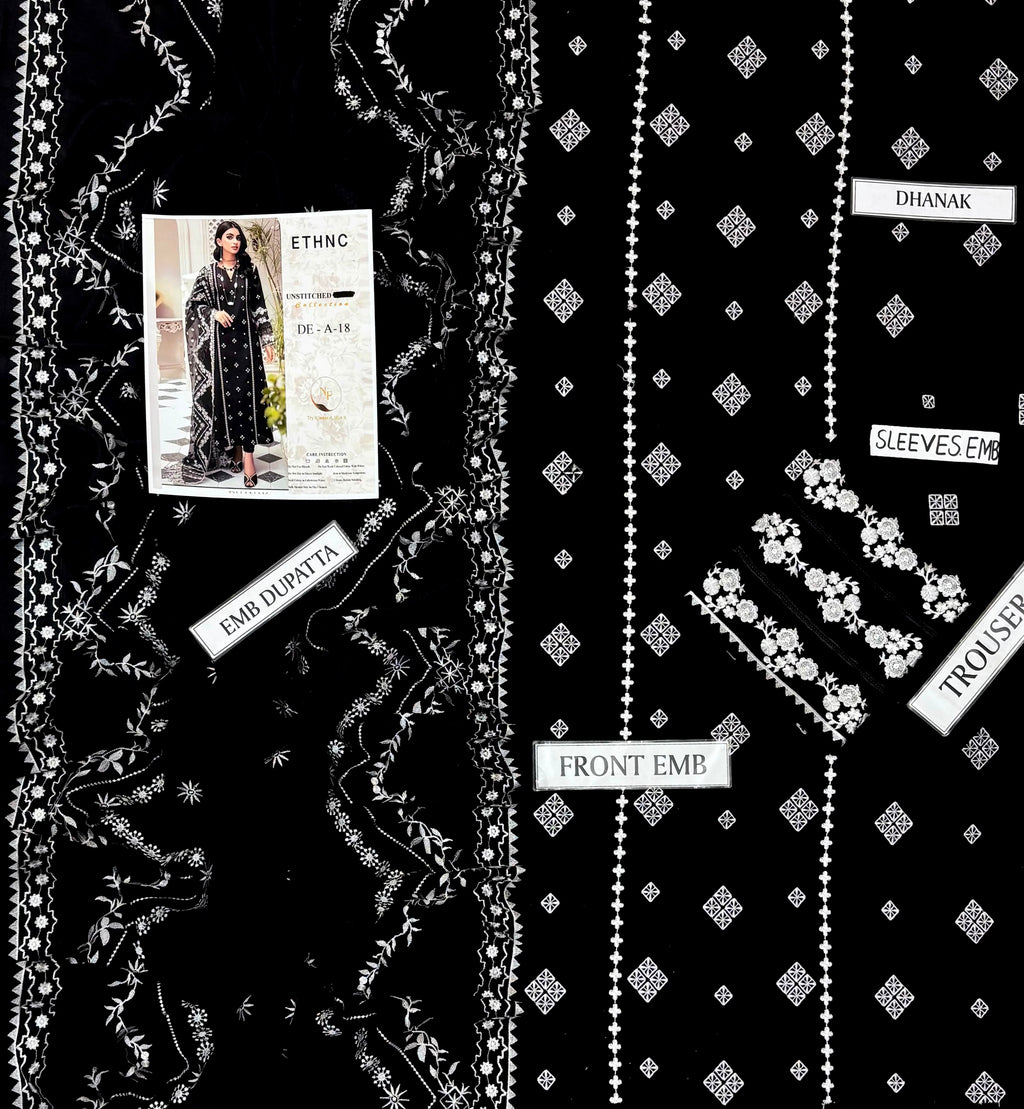 BAREEZE Winter Dhanak 3-Piece Suit