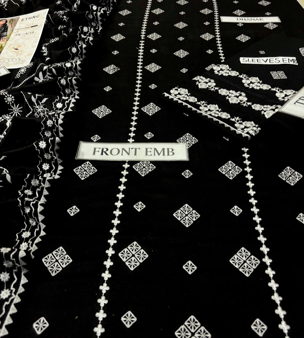BAREEZE Winter Dhanak 3-Piece Suit